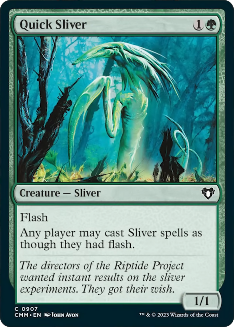 Quick Sliver [Commander Masters] | Mindsight Gaming