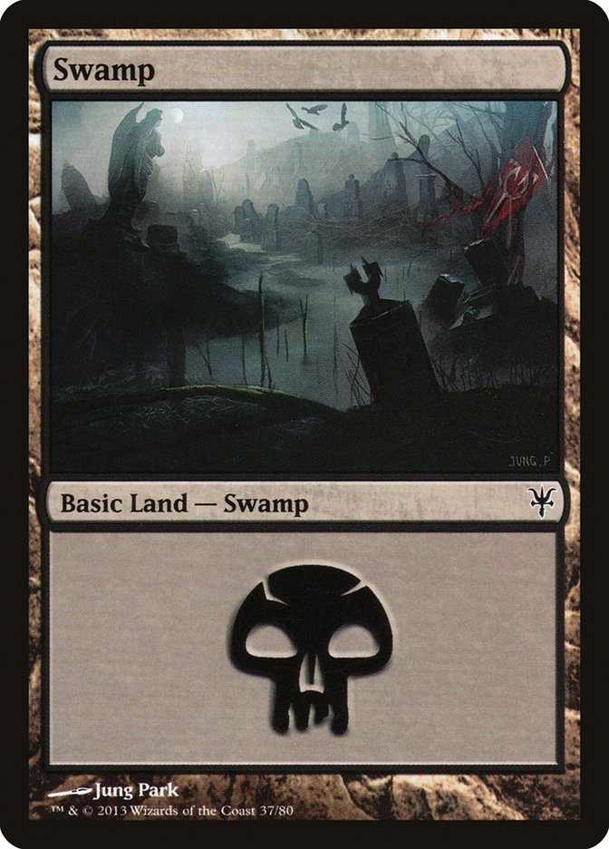 Swamp (37) [Duel Decks: Sorin vs. Tibalt] | Mindsight Gaming