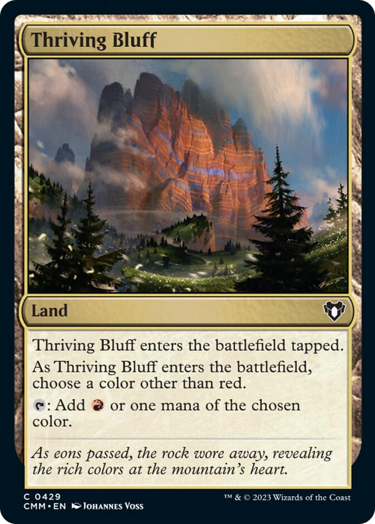 Thriving Bluff [Commander Masters] | Mindsight Gaming