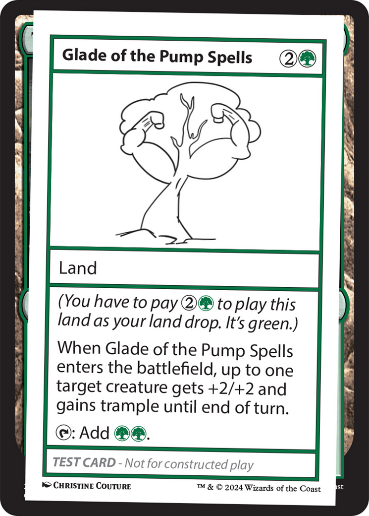 Glade of the Pump Spells [Mystery Booster 2 Playtest Cards] | Mindsight Gaming