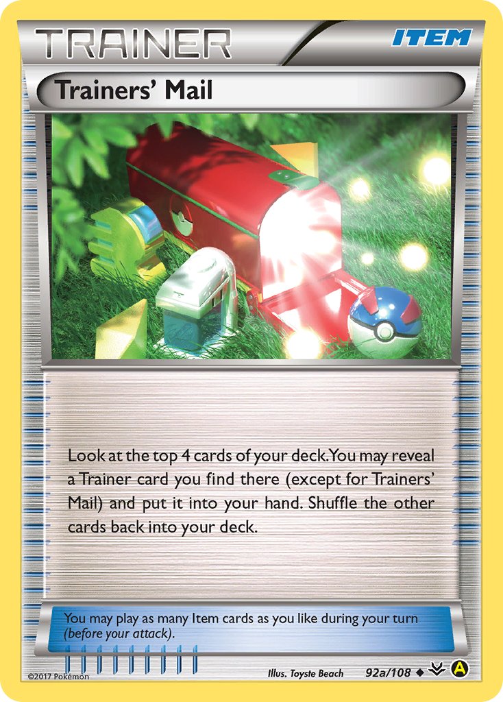 Trainers' Mail (92a/108) [Alternate Art Promos] | Mindsight Gaming