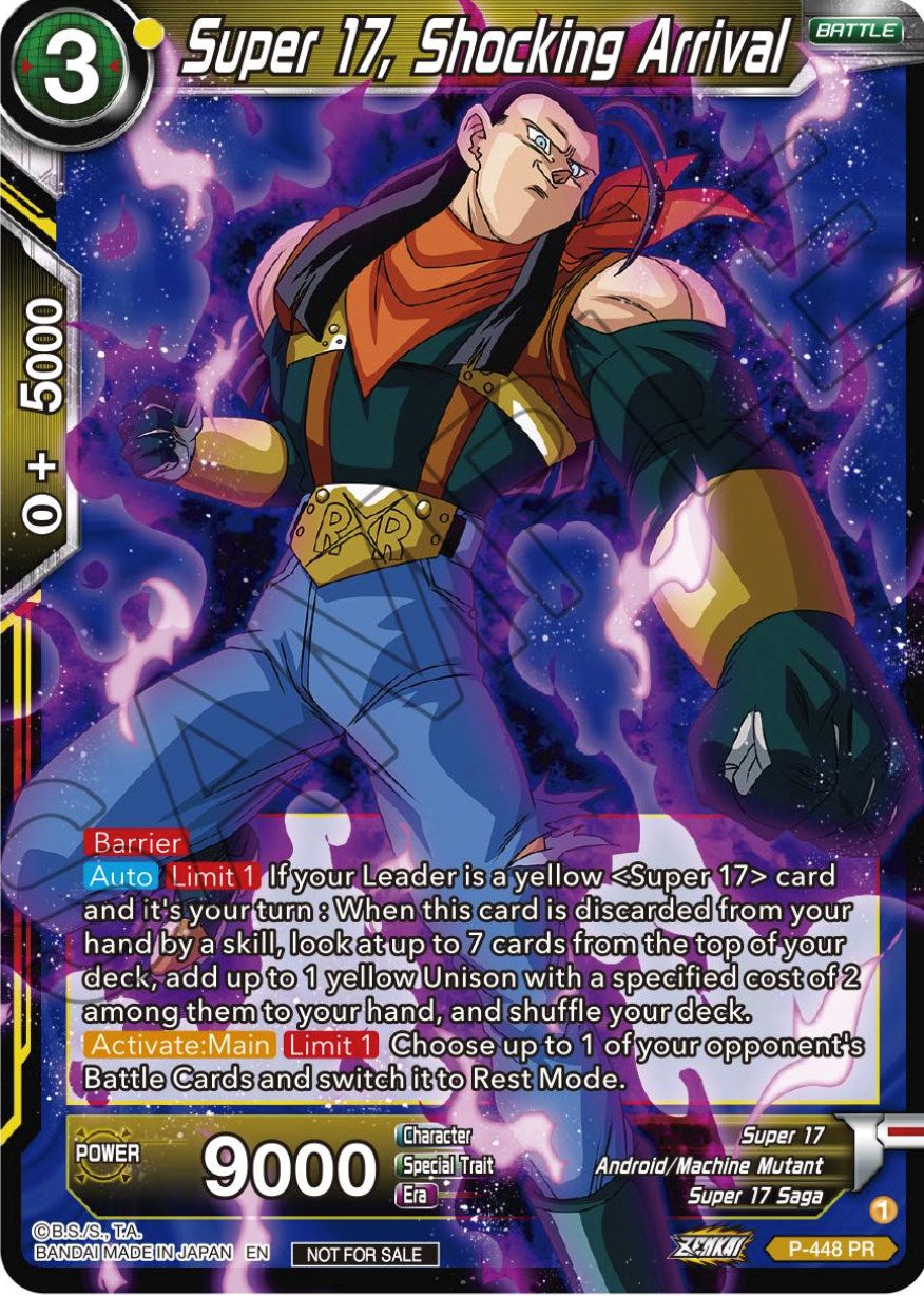 Super 17, Shocking Arrival (P-448) [Tournament Promotion Cards] | Mindsight Gaming