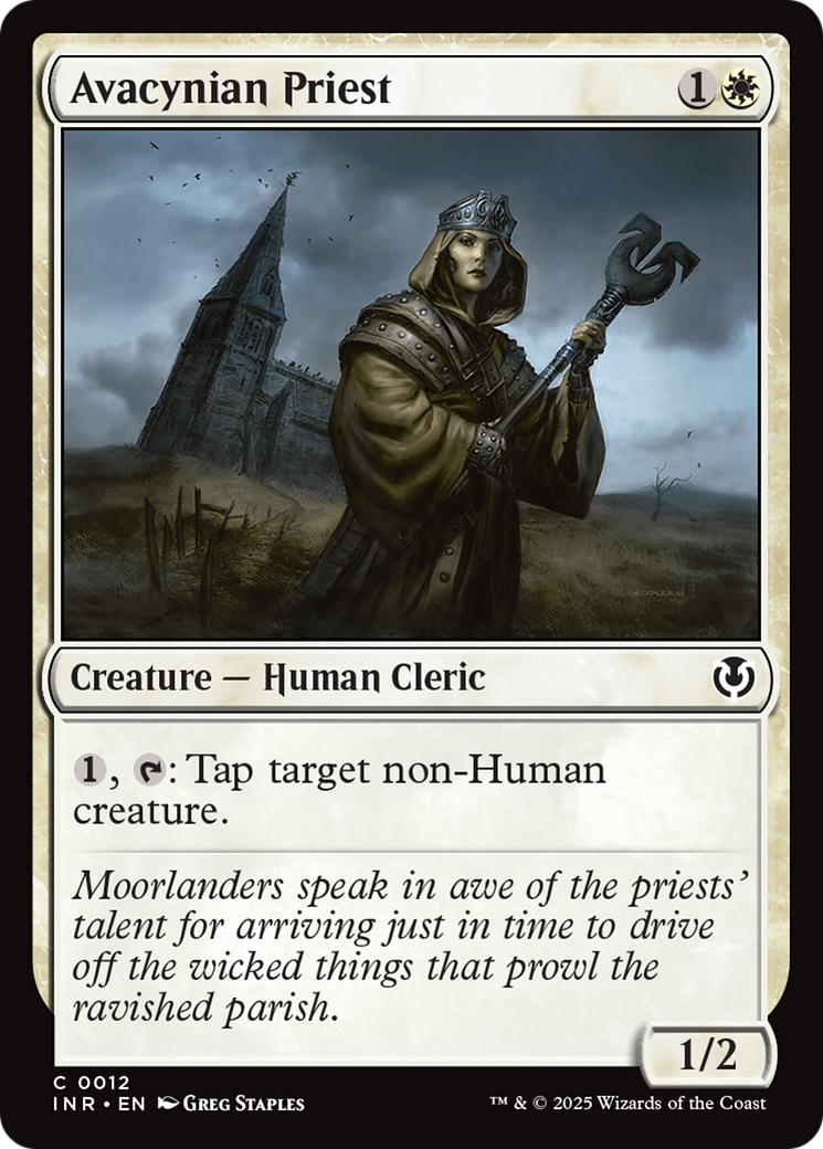 Avacynian Priest [Innistrad Remastered] | Mindsight Gaming