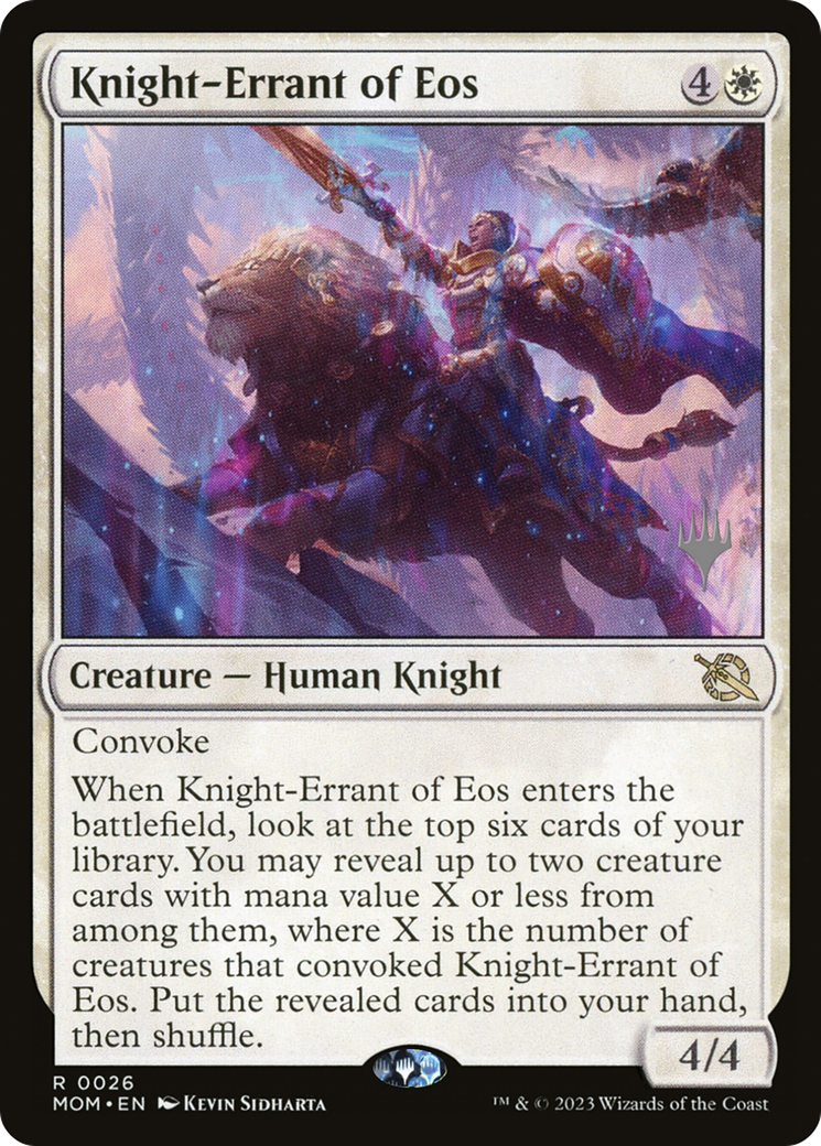 Knight-Errant of Eos (Promo Pack) [March of the Machine Promos] | Mindsight Gaming