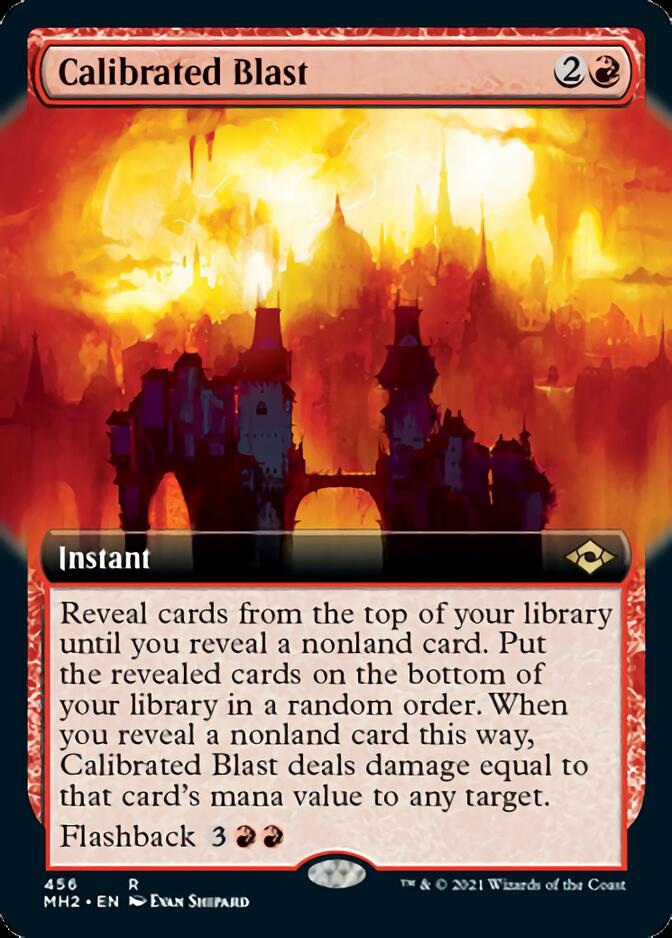 Calibrated Blast (Extended Art) [Modern Horizons 2] | Mindsight Gaming