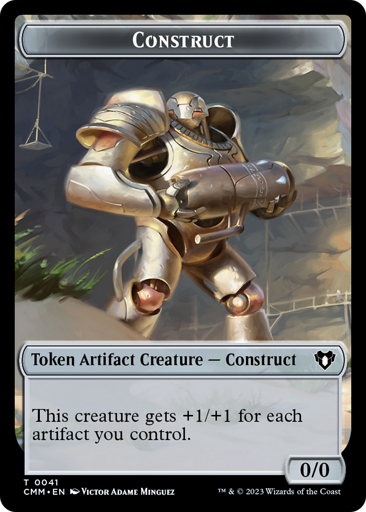 Construct Token (41) [Commander Masters Tokens] | Mindsight Gaming