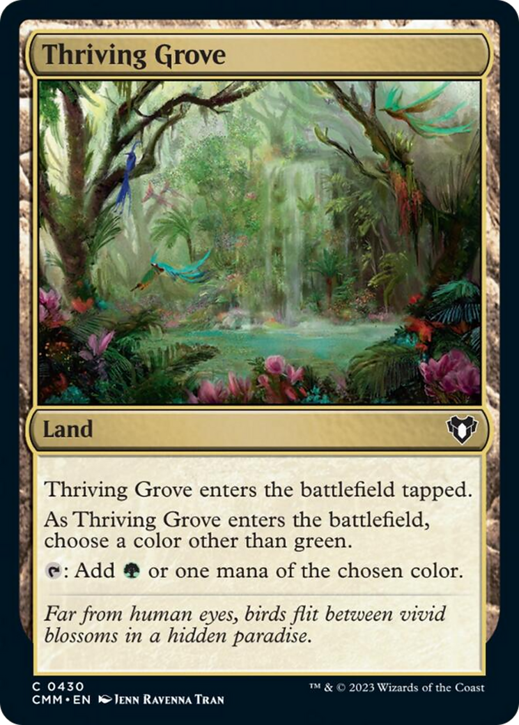 Thriving Grove [Commander Masters] | Mindsight Gaming