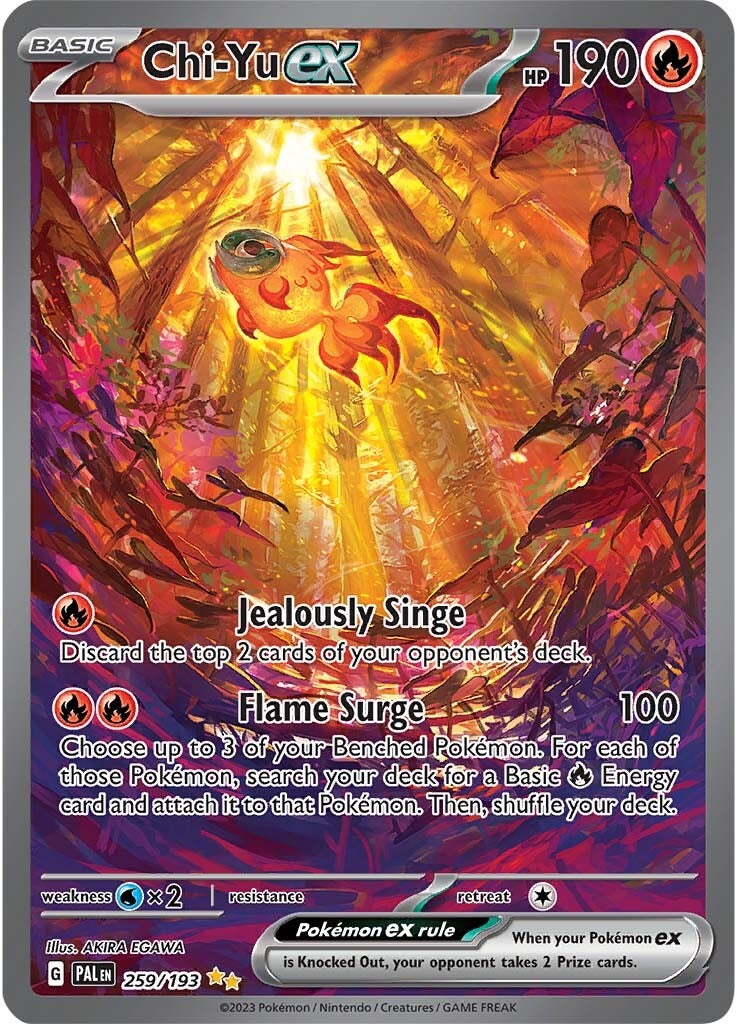 Chi-Yu ex (259/193) [Scarlet & Violet: Paldea Evolved] | Mindsight Gaming