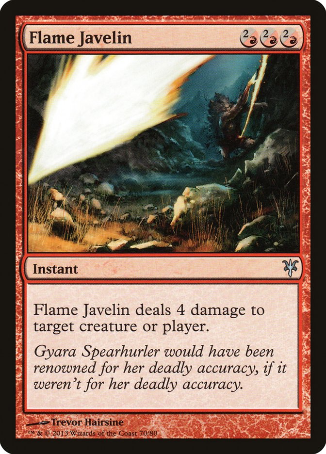 Flame Javelin [Duel Decks: Sorin vs. Tibalt] | Mindsight Gaming