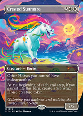 Crested Sunmare (Borderless) [Secret Lair Drop Series] | Mindsight Gaming