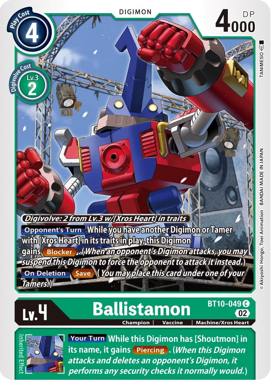 Ballistamon [BT10-049] [Xros Encounter] | Mindsight Gaming