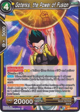 Gotenks, the Power of Fusion (BT10-112) [Rise of the Unison Warrior 2nd Edition] | Mindsight Gaming