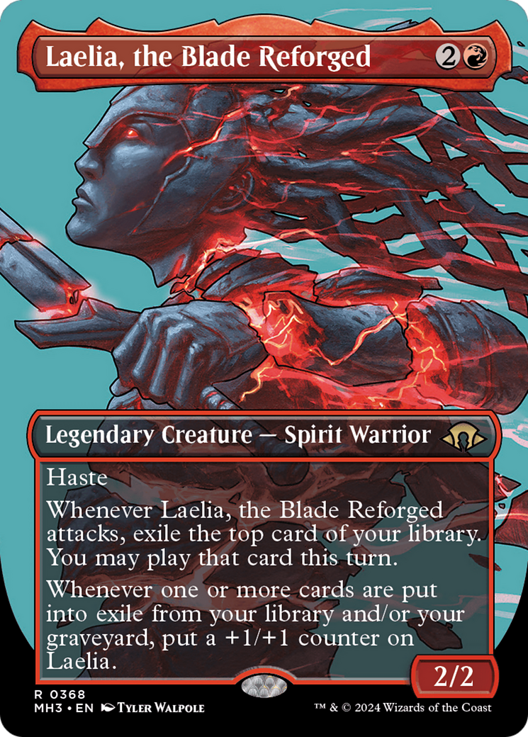 Laelia, the Blade Reforged (Borderless) [Modern Horizons 3] | Mindsight Gaming