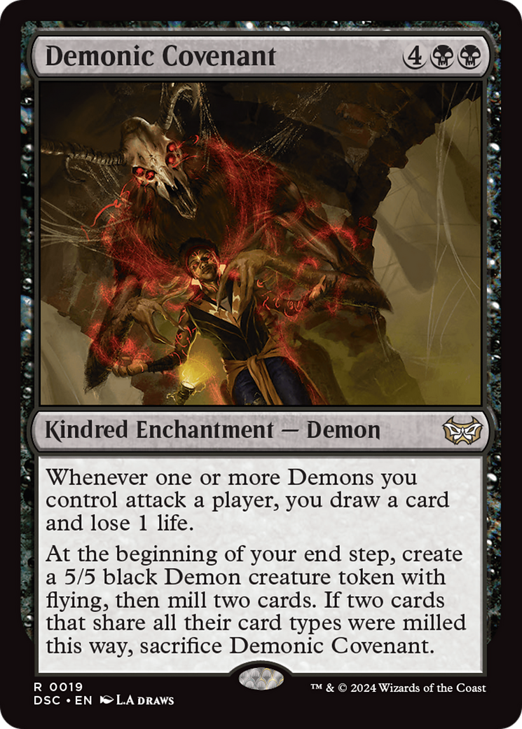 Demonic Covenant [Duskmourn: House of Horror Commander] | Mindsight Gaming