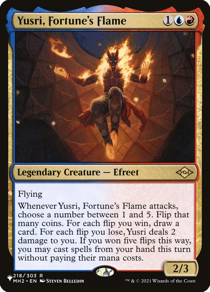 Yusri, Fortune's Flame [Secret Lair: Heads I Win, Tails You Lose] | Mindsight Gaming