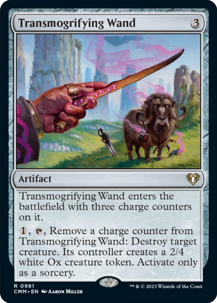 Transmogrifying Wand [Commander Masters] | Mindsight Gaming