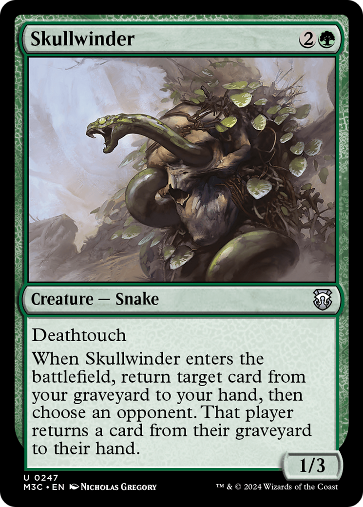 Skullwinder (Ripple Foil) [Modern Horizons 3 Commander] | Mindsight Gaming