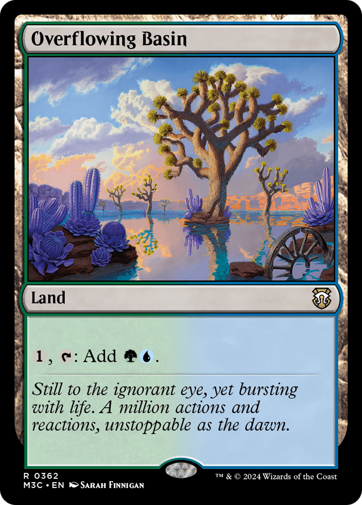 Overflowing Basin (Ripple Foil) [Modern Horizons 3 Commander] | Mindsight Gaming