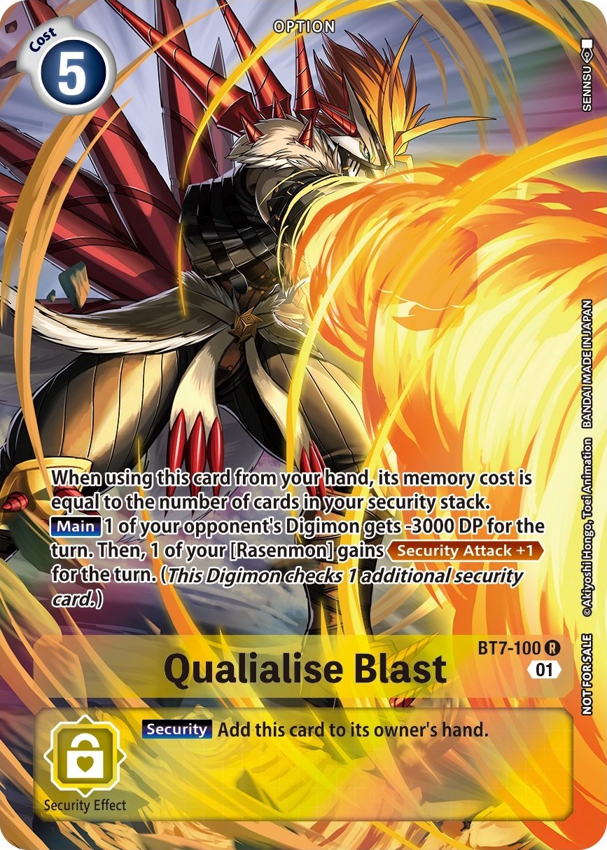 Qualialise Blast [BT7-100] (Summer 2022 Dash Pack) [Next Adventure Promos] | Mindsight Gaming