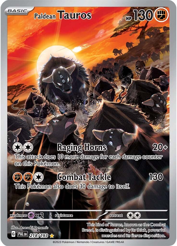 Paldean Tauros (218/193) [Scarlet & Violet: Paldea Evolved] | Mindsight Gaming