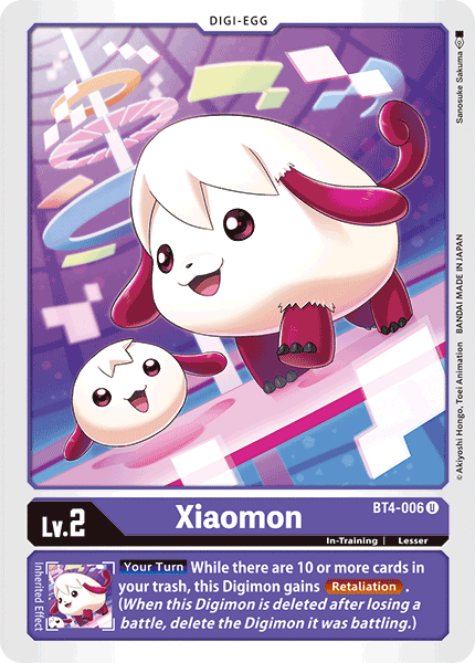 Xiaomon [BT4-006] [Great Legend] | Mindsight Gaming