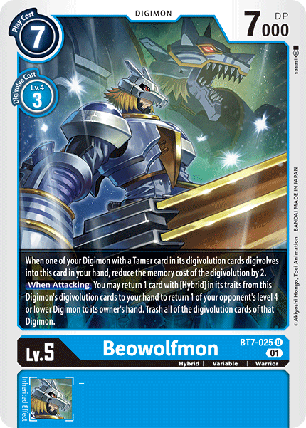 Beowolfmon [BT7-025] [Next Adventure] | Mindsight Gaming