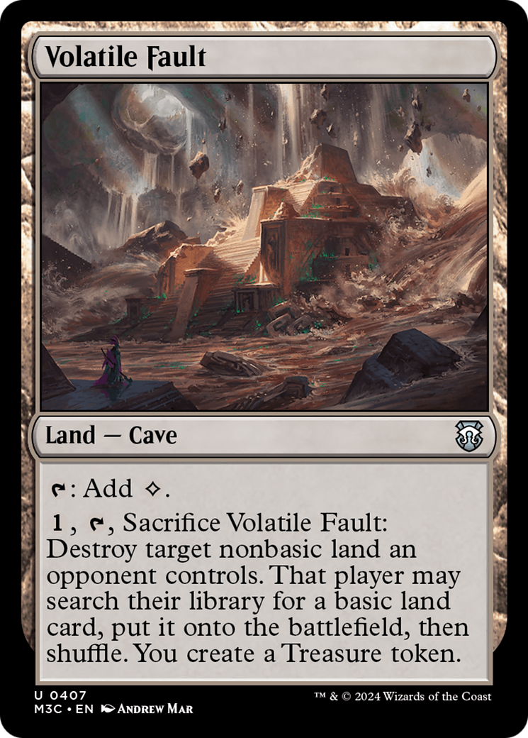 Volatile Fault (Ripple Foil) [Modern Horizons 3 Commander] | Mindsight Gaming