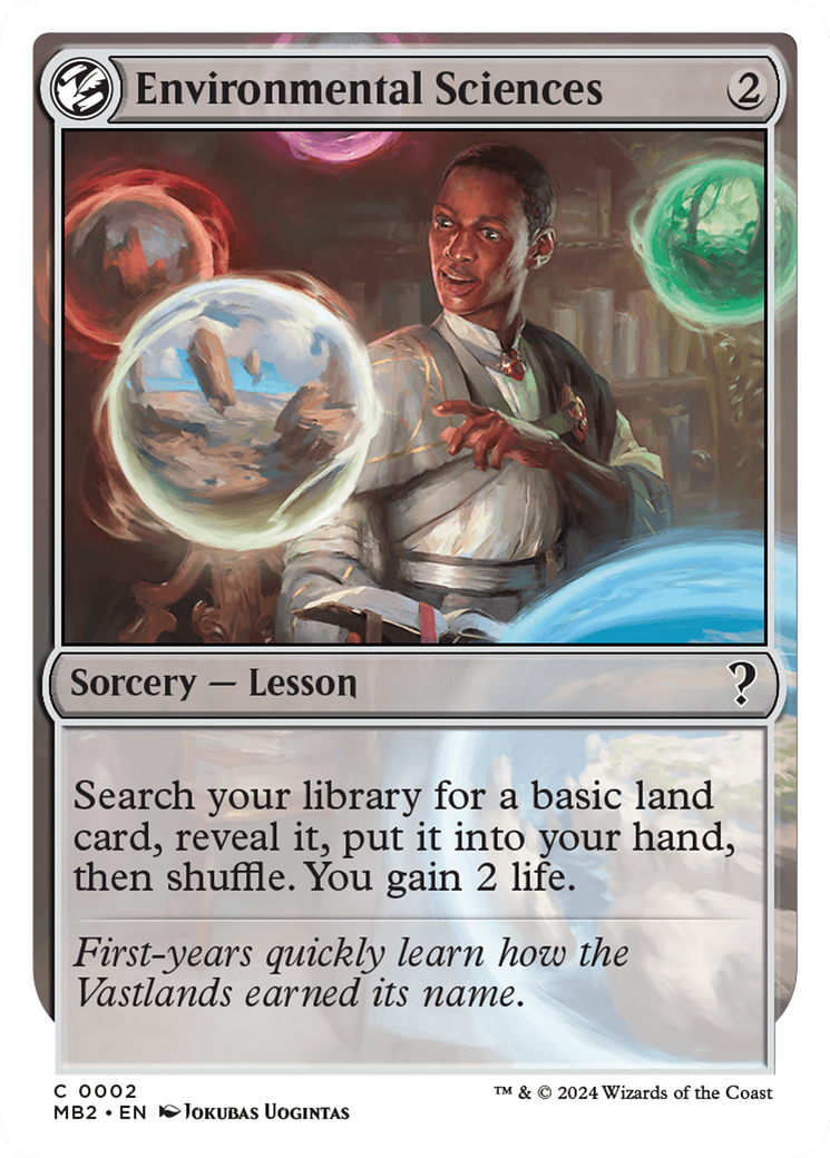 Environmental Sciences (White Border) [Mystery Booster 2] | Mindsight Gaming