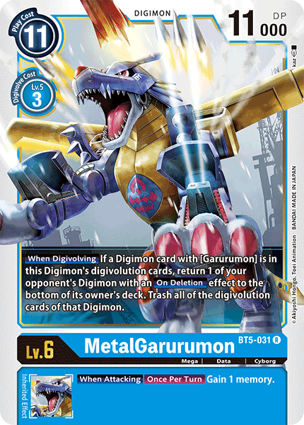 MetalGarurumon [BT5-031] [Battle of Omni] | Mindsight Gaming