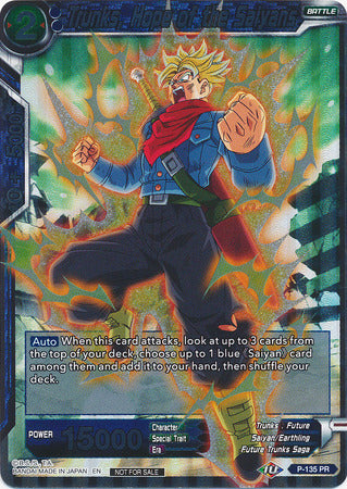 Trunks, Hope of the Saiyans (Series 7 Super Dash Pack) (P-135) [Promotion Cards] | Mindsight Gaming