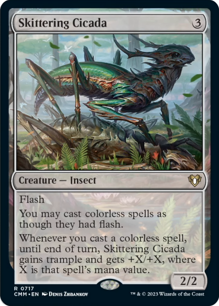 Skittering Cicada [Commander Masters] | Mindsight Gaming