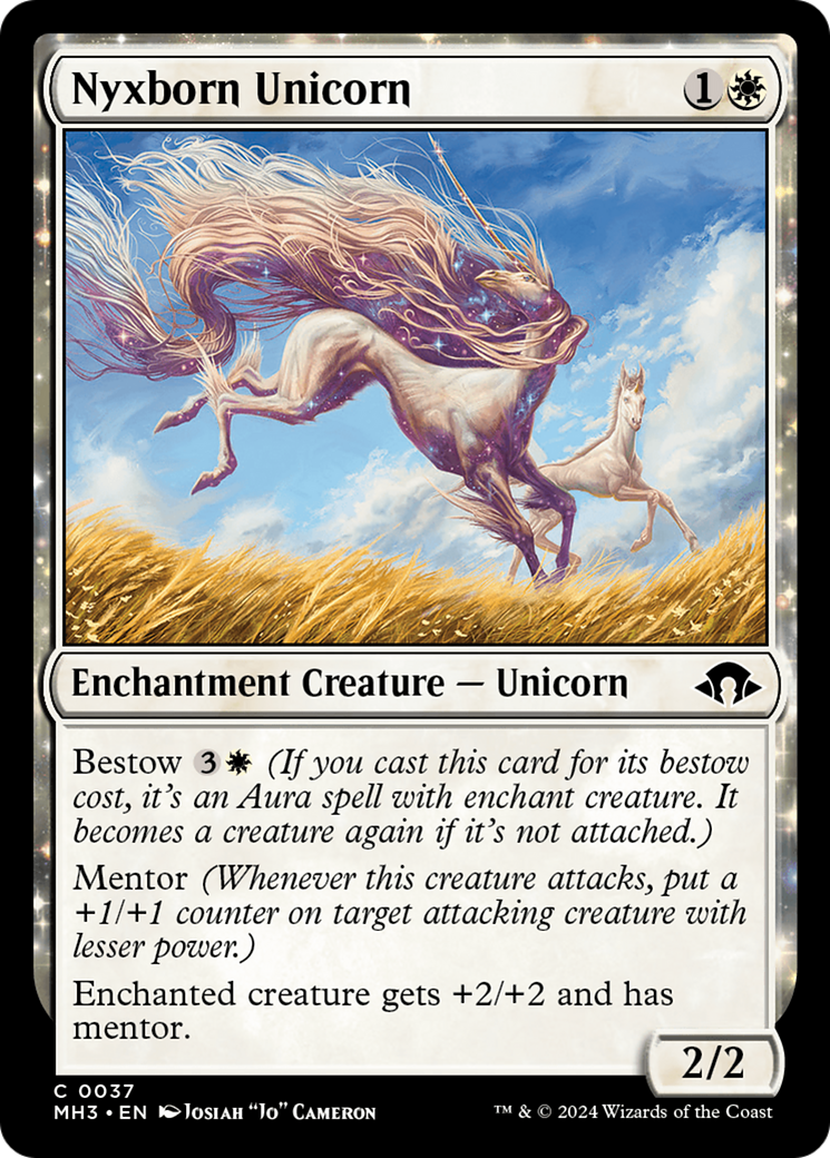 Nyxborn Unicorn [Modern Horizons 3] | Mindsight Gaming