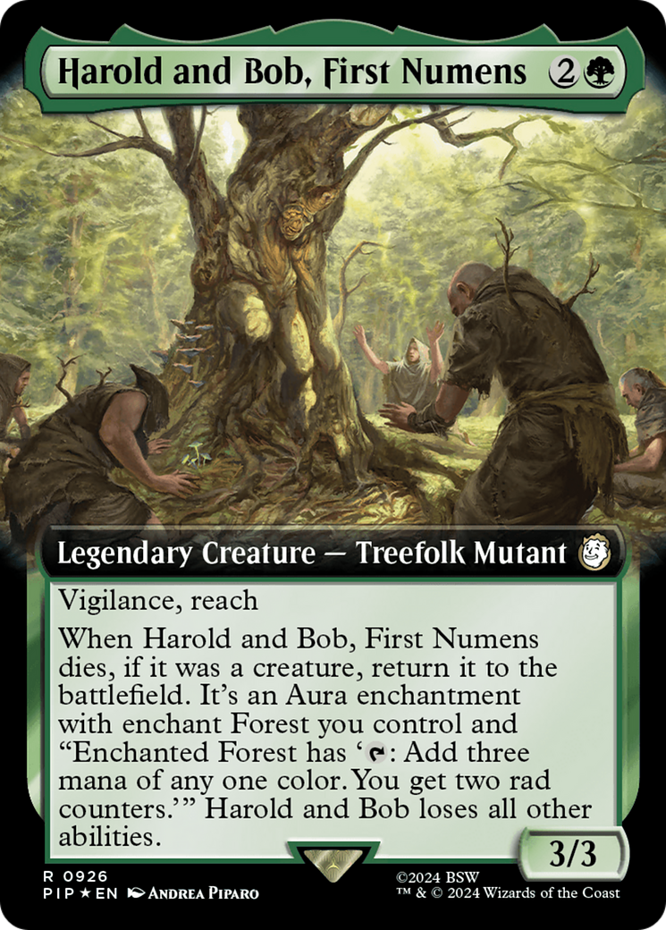 Harold and Bob, First Numens (Extended Art) (Surge Foil) [Fallout] | Mindsight Gaming