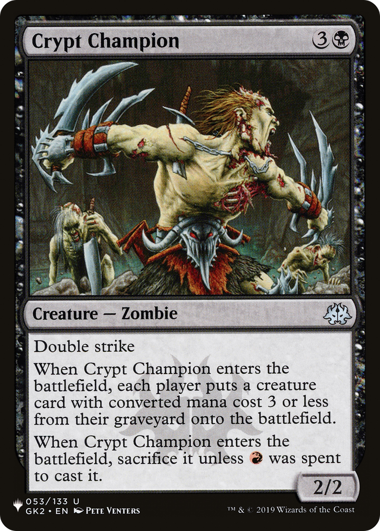 Crypt Champion [The List] | Mindsight Gaming