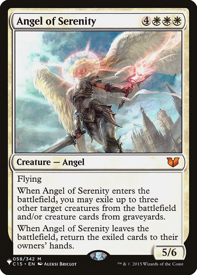 Angel of Serenity [The List] | Mindsight Gaming