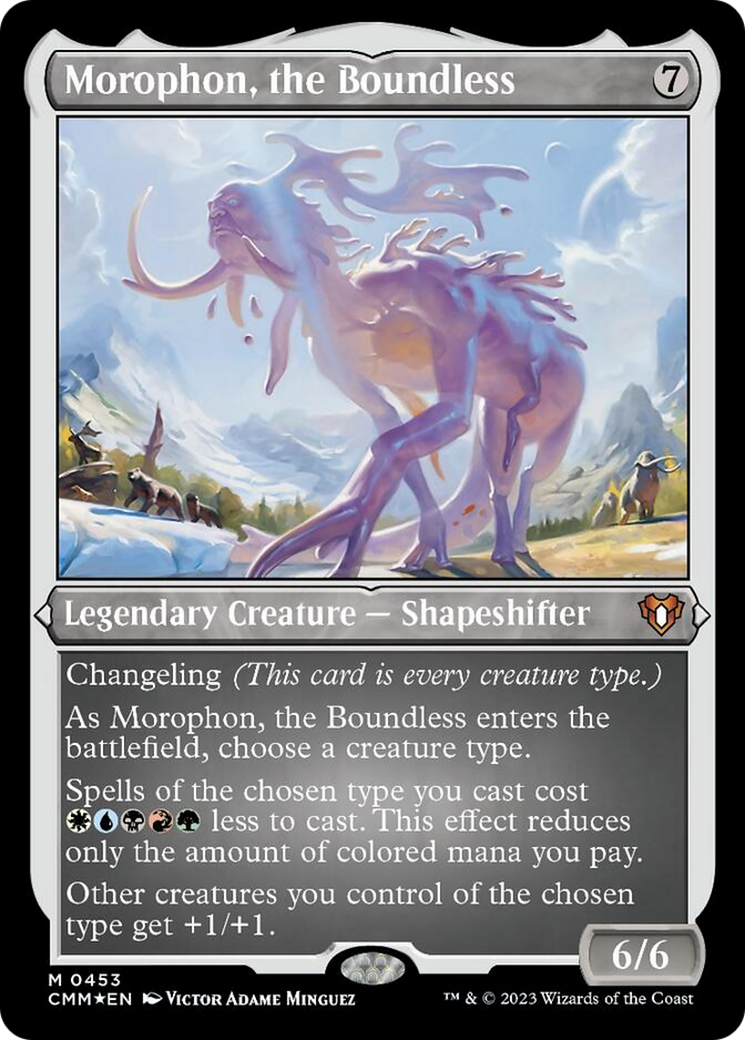 Morophon, the Boundless (Foil Etched) [Commander Masters] | Mindsight Gaming