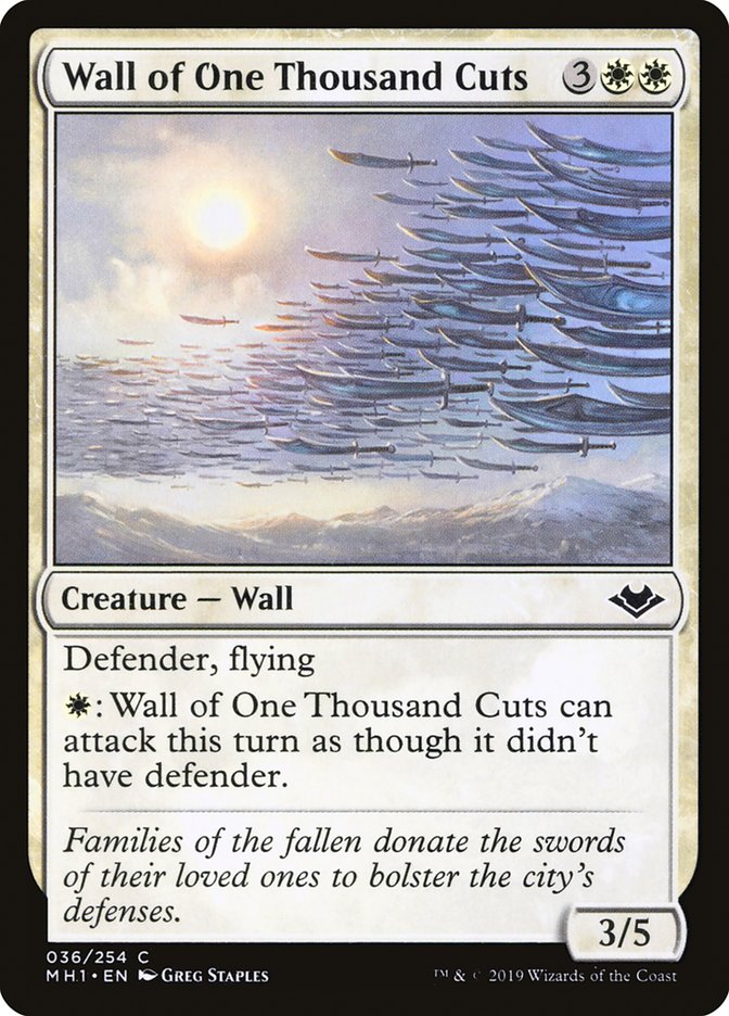 Wall of One Thousand Cuts [Modern Horizons] | Mindsight Gaming