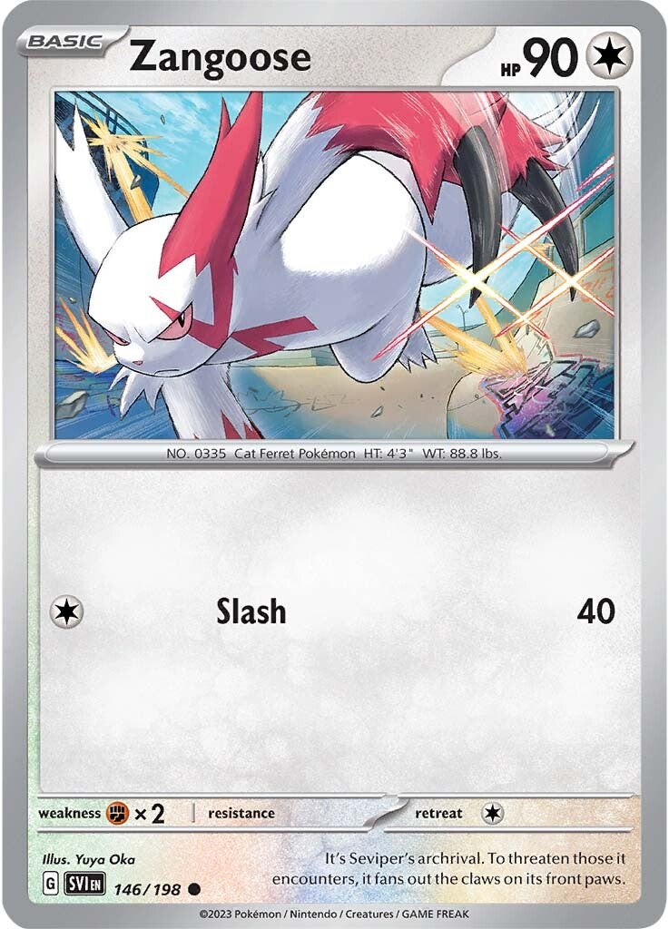 Zangoose (146/198) [Scarlet & Violet: Base Set] | Mindsight Gaming