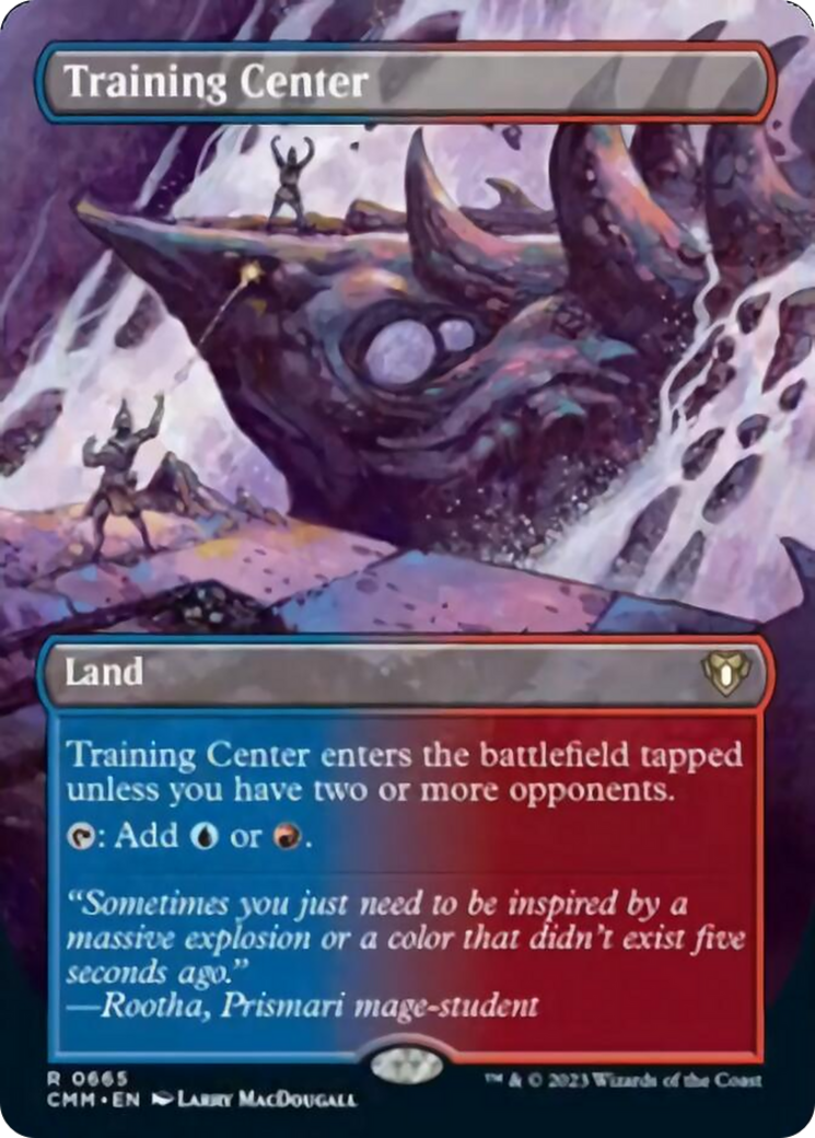 Training Center (Borderless Alternate Art) [Commander Masters] | Mindsight Gaming