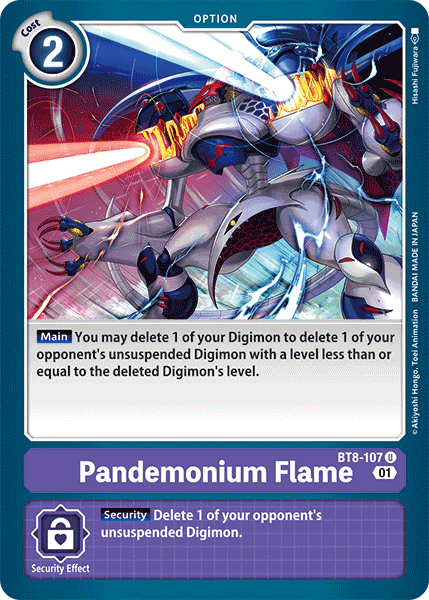 Pandemonium Flame [BT8-107] [New Awakening] | Mindsight Gaming