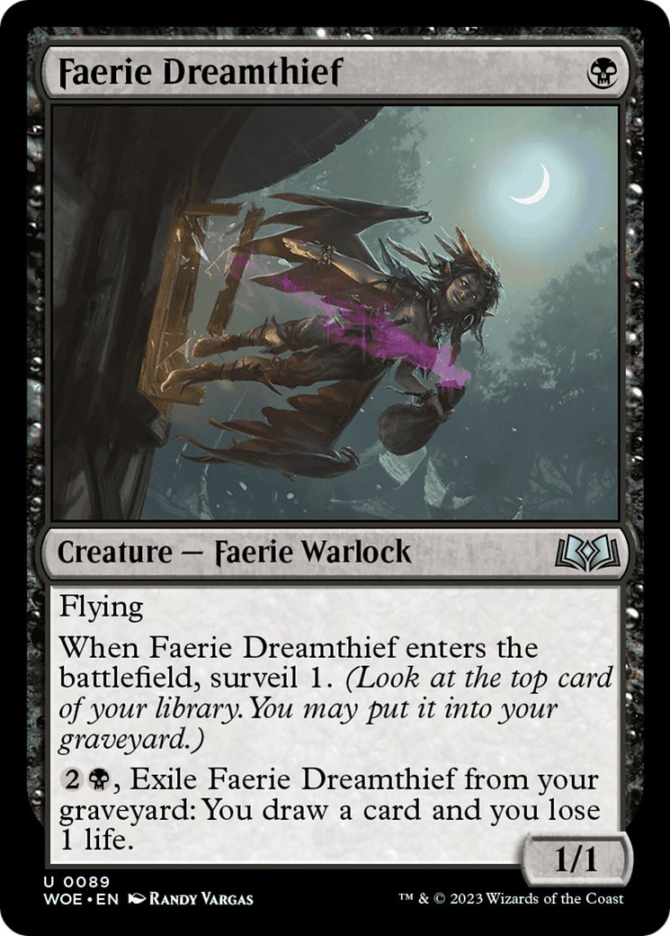 Faerie Dreamthief [Wilds of Eldraine] | Mindsight Gaming