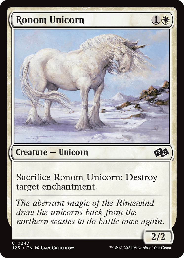 Ronom Unicorn [Foundations Jumpstart] | Mindsight Gaming