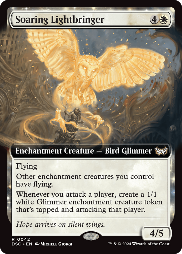 Soaring Lightbringer (Extended Art) [Duskmourn: House of Horror Commander] | Mindsight Gaming