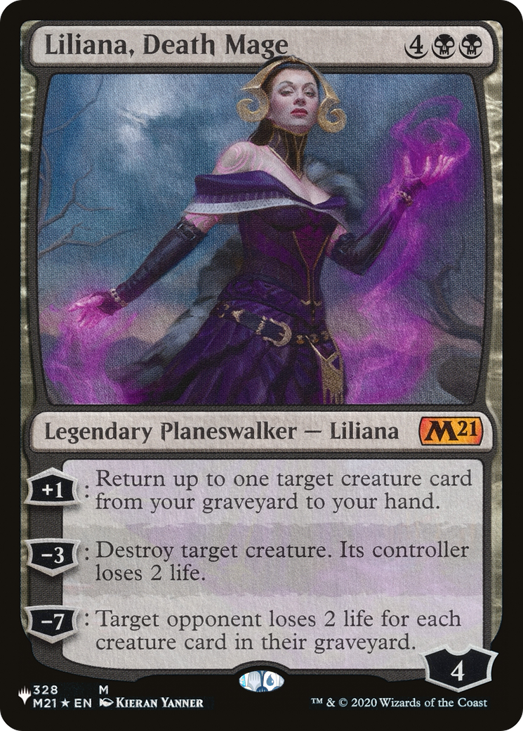 Liliana, Death Mage [The List Reprints] | Mindsight Gaming