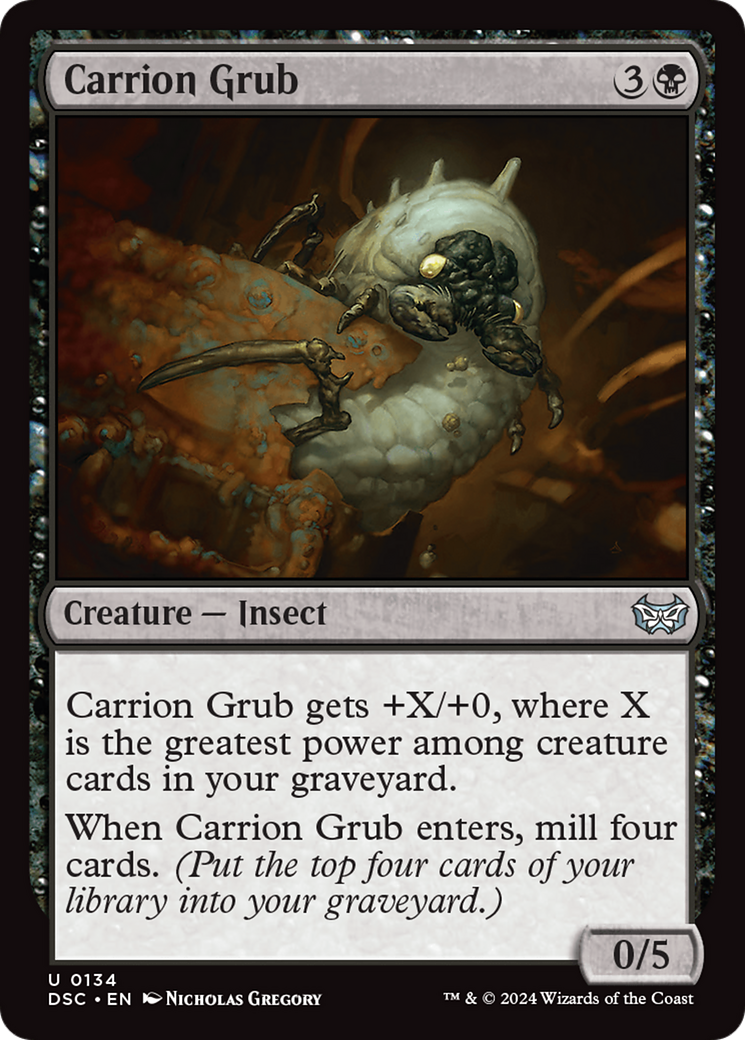 Carrion Grub [Duskmourn: House of Horror Commander] | Mindsight Gaming