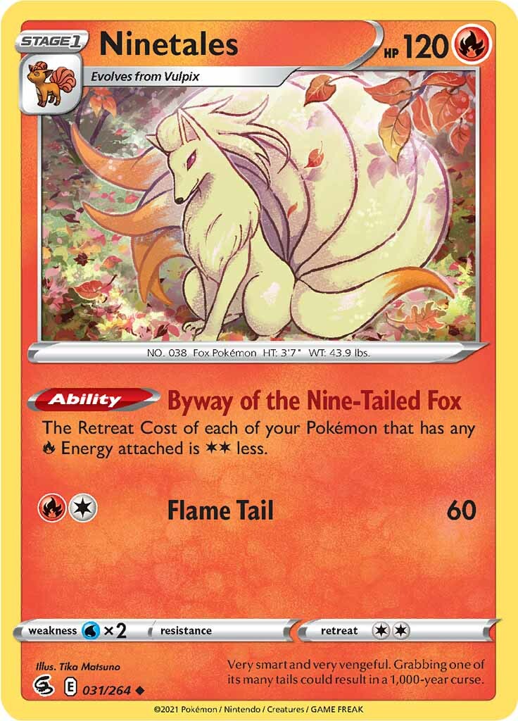 Ninetales (031/264) [Sword & Shield: Fusion Strike] | Mindsight Gaming