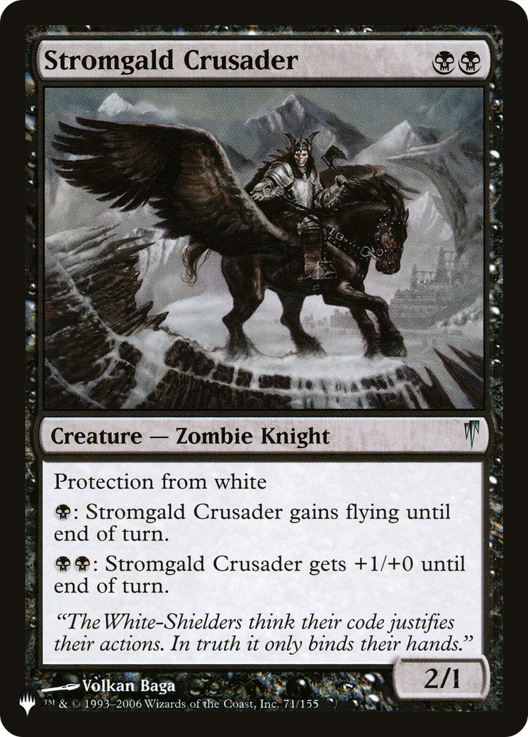 Stromgald Crusader [The List] | Mindsight Gaming