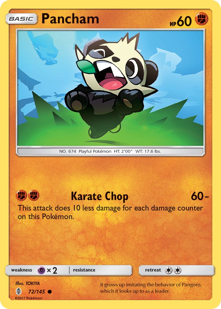 Pancham (72/145) [Sun & Moon: Guardians Rising] | Mindsight Gaming