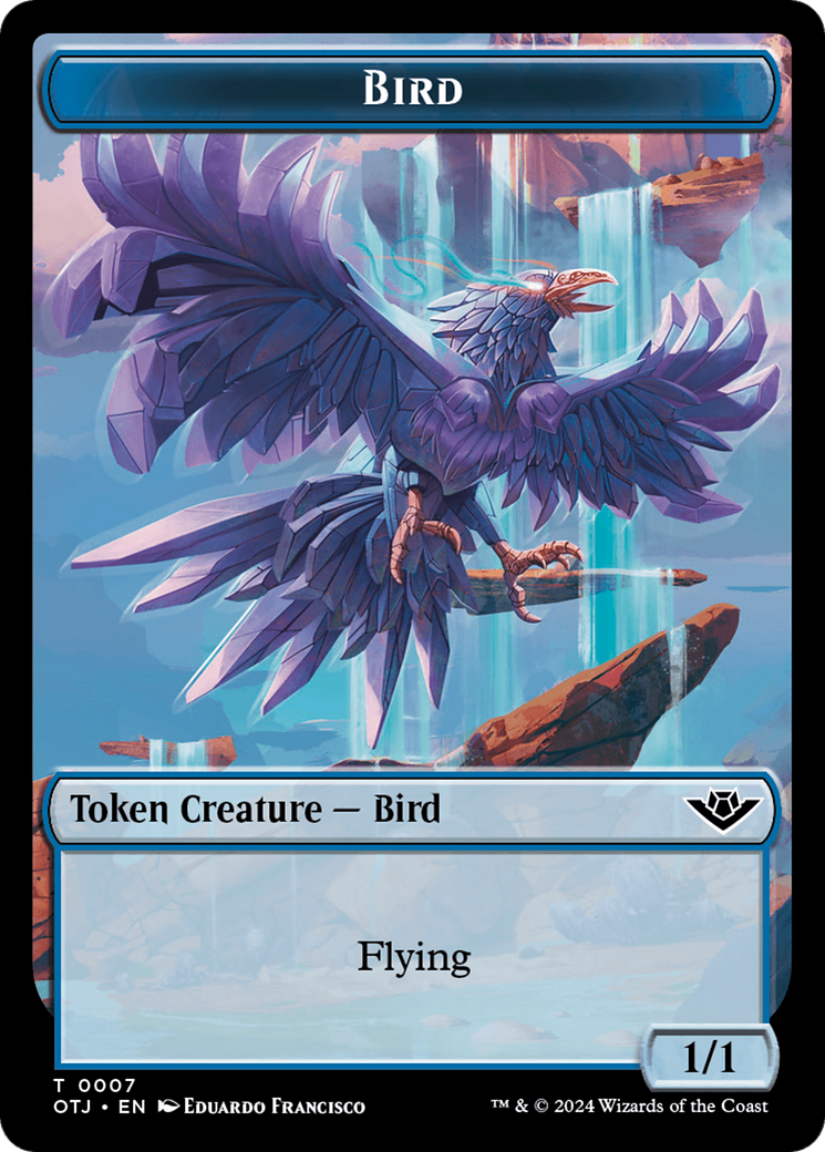 Bird Token [Outlaws of Thunder Junction Tokens] | Mindsight Gaming