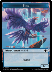 Mercenary // Bird Double-Sided Token [Outlaws of Thunder Junction Tokens] | Mindsight Gaming